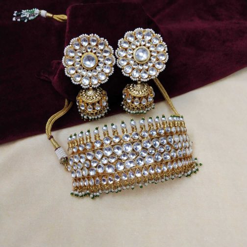 HIMANI Kundan Choker Set - Image 3