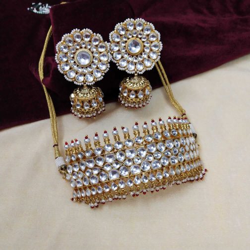 HIMANI Kundan Choker Set - Image 2