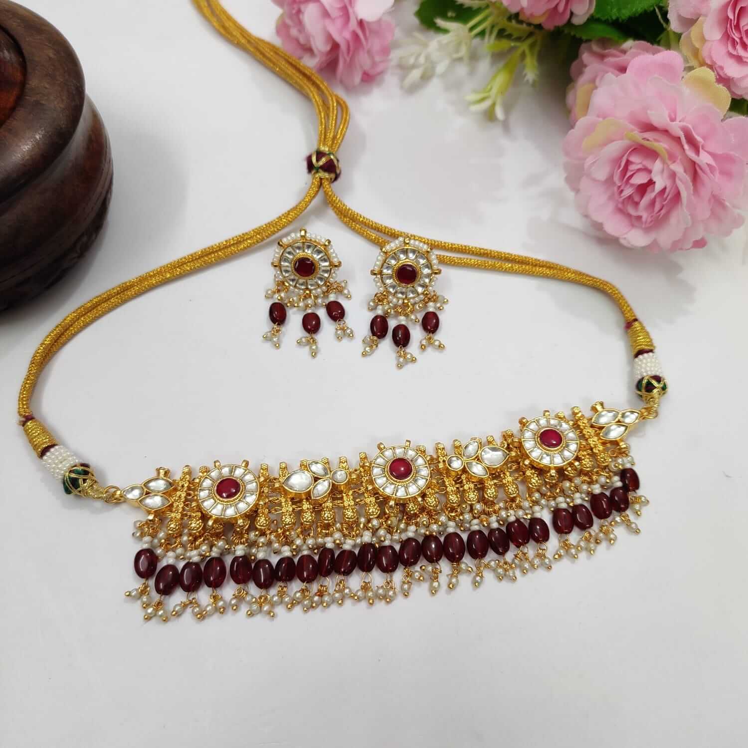 Kundan Necklace Set