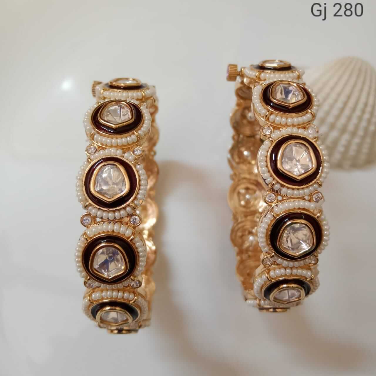 Kundan Bangle Pair