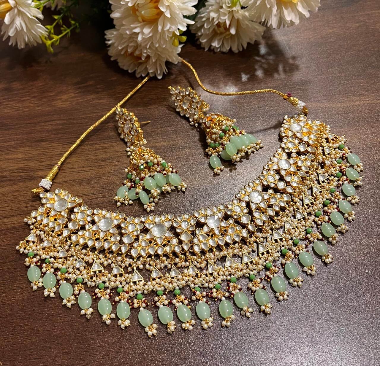 RIDHAMA Kundan Choker Set