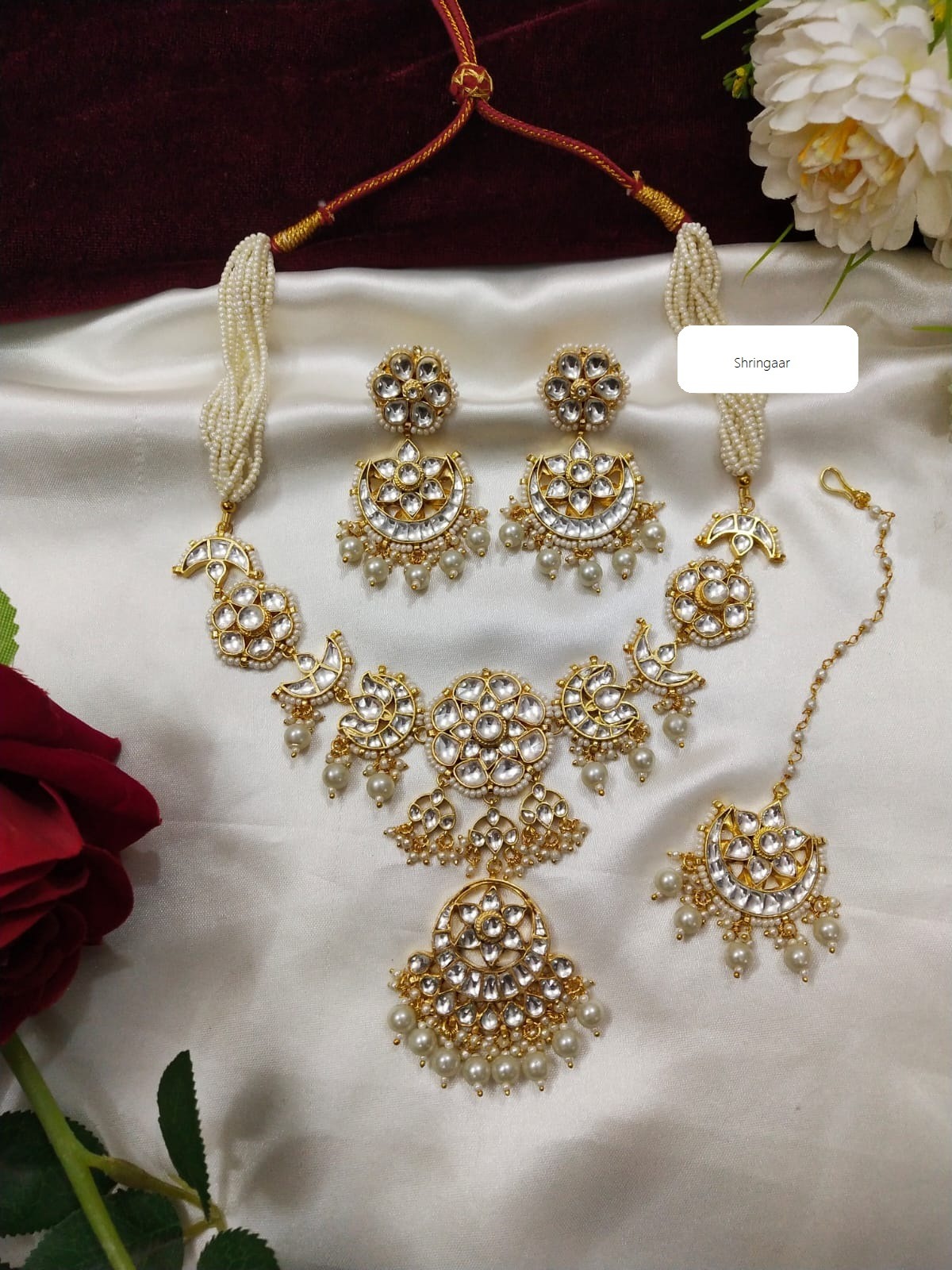 Statement Kundan Necklace Set