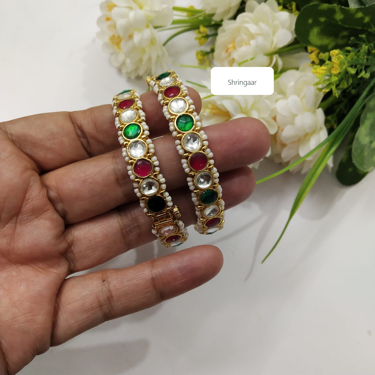 Kundan Bangle Pair