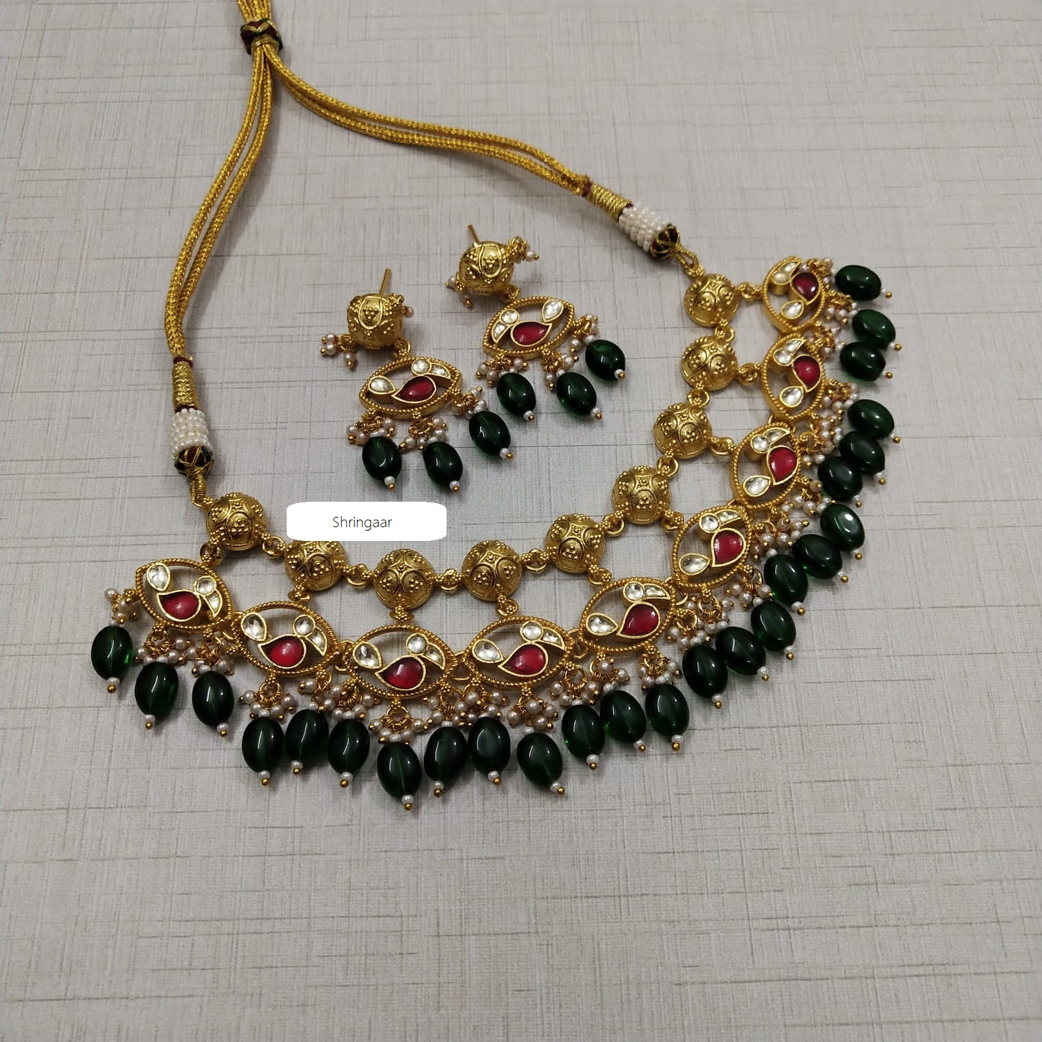 ANUSHRUTI Designer Necklace Set