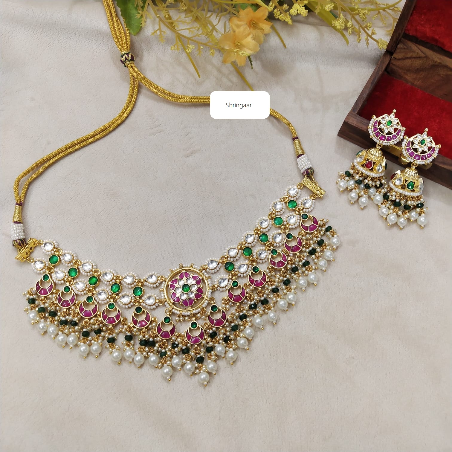 Statement Bridal Necklace Set